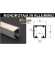 BINARIO PETTITI PORTATA KG.600 PER CARRELLO 4 RUOTE NYLON 4S600 AL METRO MS600