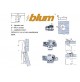 CERNIERA BLUM MODUL PER ANTA LEGNO A SORMONTO FORO 35 CON MOLLA CON BASETTA 