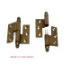 CERNIERA MOBILI ANTICHI BAROCCO CON BATTUTA mm.40x40 mezzo collo BRONZO Dx/Sx