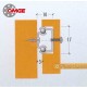 GUIDE SCORREVOLI A SFERE X CASSETTI SERIE 870 MICRO mm.430 Estr. Parziale COPPIA