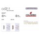 MANIGLIA INCASSO PER PORTE SCORREVOLI COLOMBO CD311CF CROMO SAT. CON FORO CHIAVE