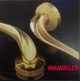 MANIGLIA PER PORTA MANDELLI FU' 901 ORO design Takahide Sano PER PORTE INTERNE