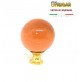 POMOLO VETRO MURANO SFERA DIAMETRO mm.40 BASE ORO vari colori POMOLINO VETRO