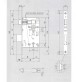 SERRATURA AGB PATENT PICCOLA 00574.60 E.mm.60 OTTONE DIST.mm.70 INFILARE PORTA