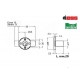 SERRATURA DA APPLICARE CILINDRO D.mm.17 H.mm.20 PER ANTE CAS marchio TECNO LOCK 