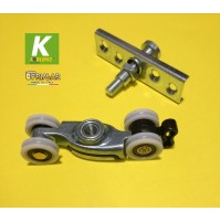 Scorrevole Koblenz serie 0700 portata kg.40/60 scorrevole completo di staffa 